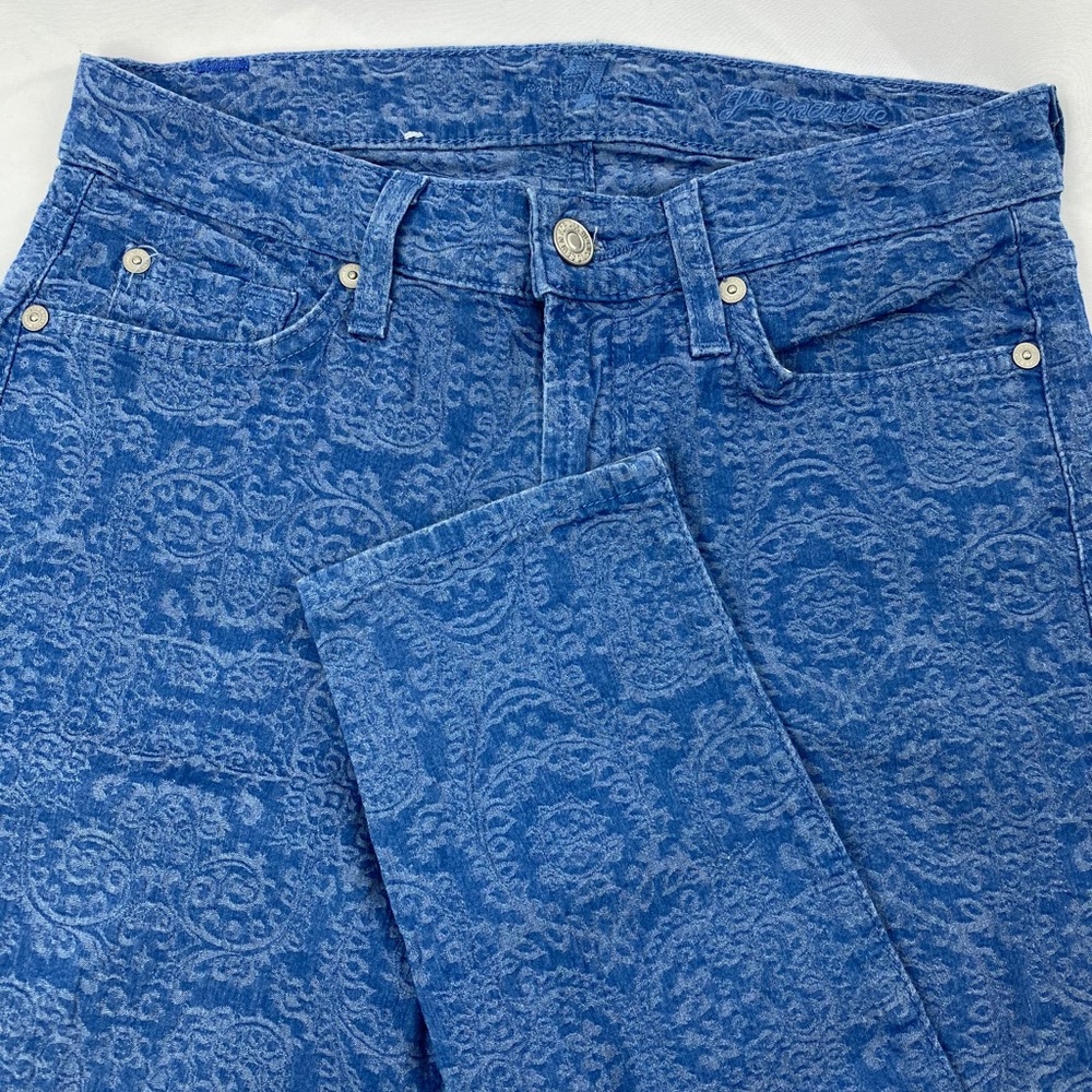 7 For All Man Kind Pattern Skinny Jeans